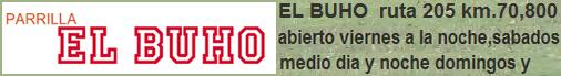 Parrilla Restaurant El Buho - Ca�uelas - Buenos Aires