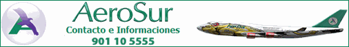 Lineas Aereas - Aerosur - Bolivia